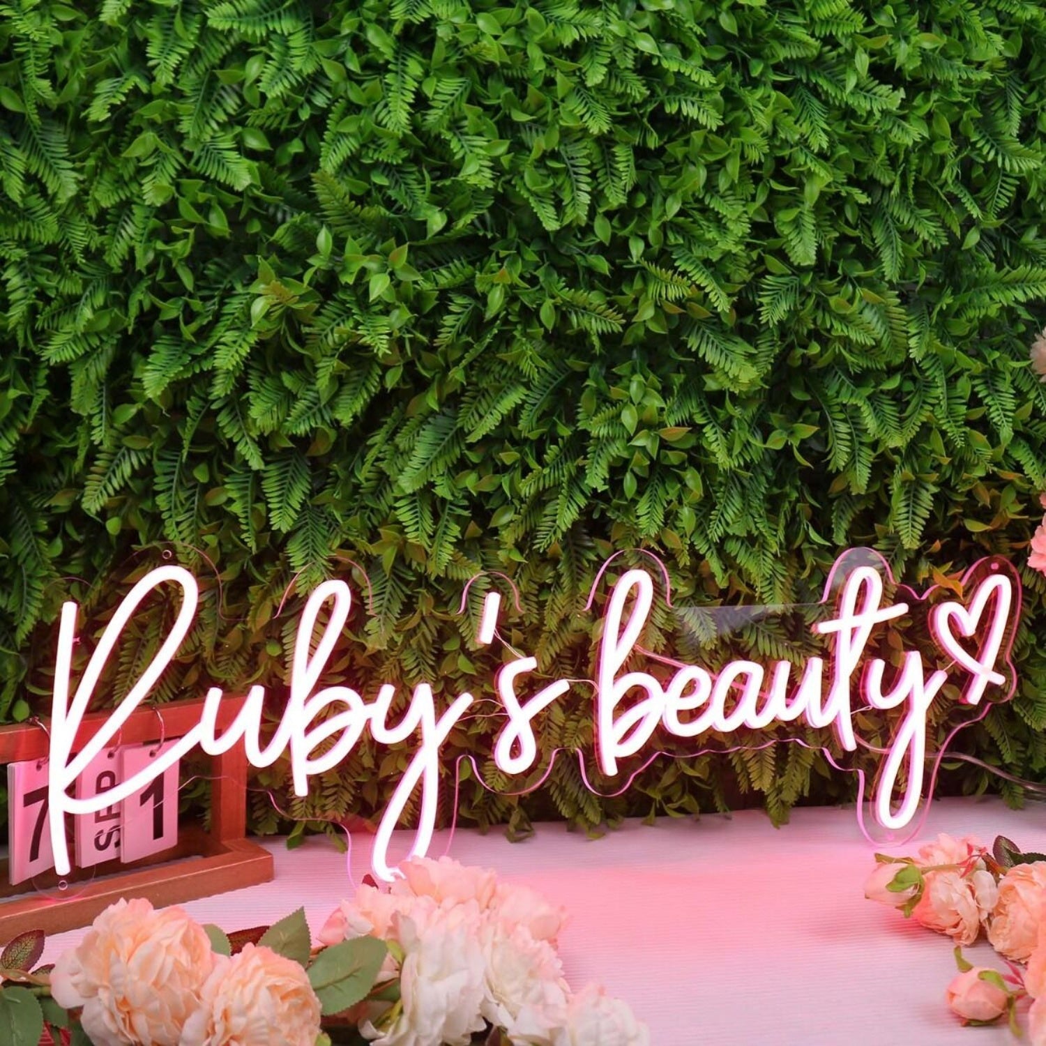 Rubys Beauty Red Led Neon Sign - Shineneon