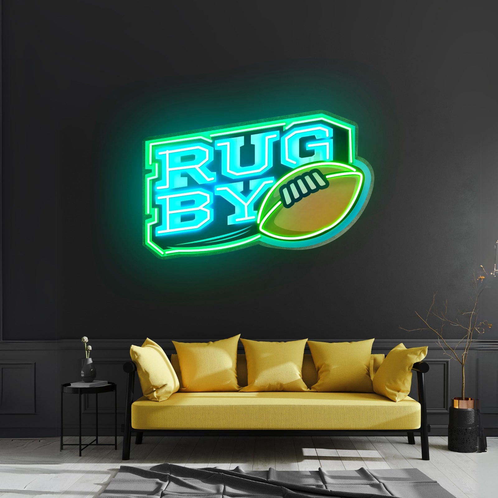 Rugby Ball Led Neon Sign Light Custom Led Signs - Shineneon