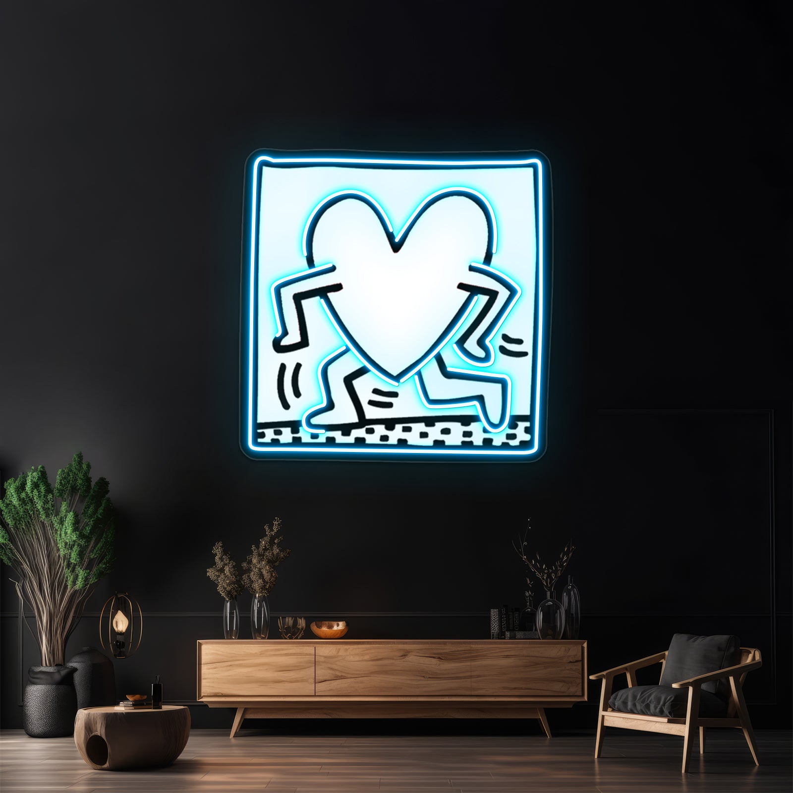 Run Love Premium Wall Artwork Neon Signs | Shineneon
