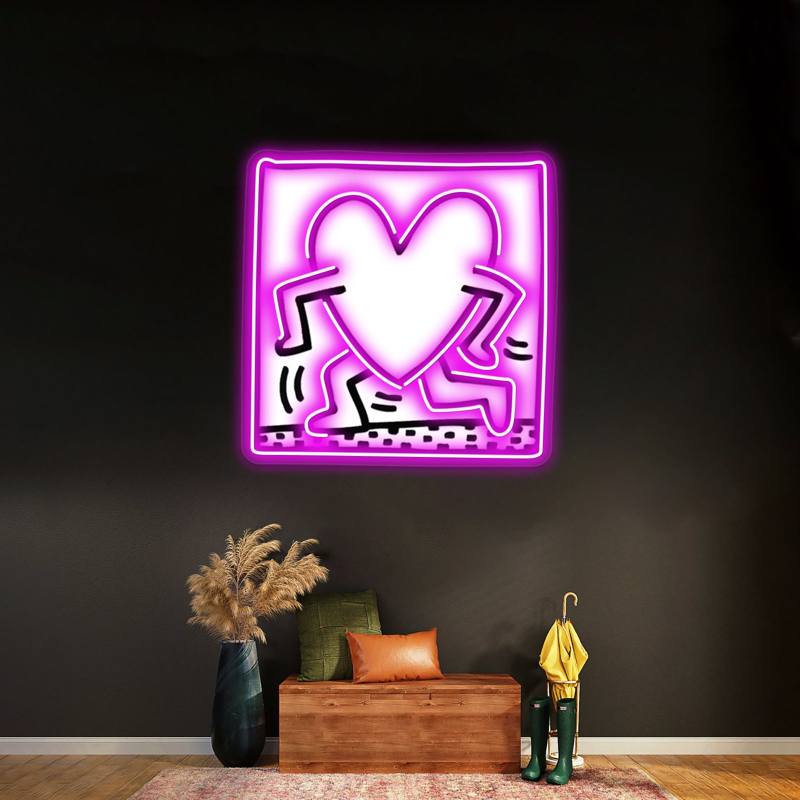 Run Love Premium Wall Artwork Neon Signs | Shineneon