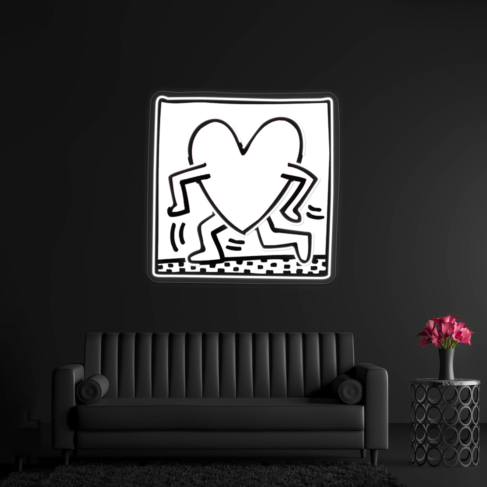 Run Love Premium Wall Artwork Neon Signs | Shineneon