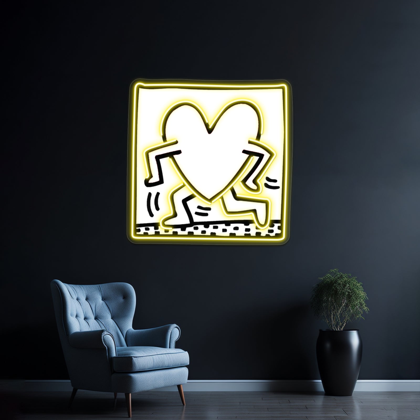 Run Love Premium Wall Artwork Neon Signs | Shineneon