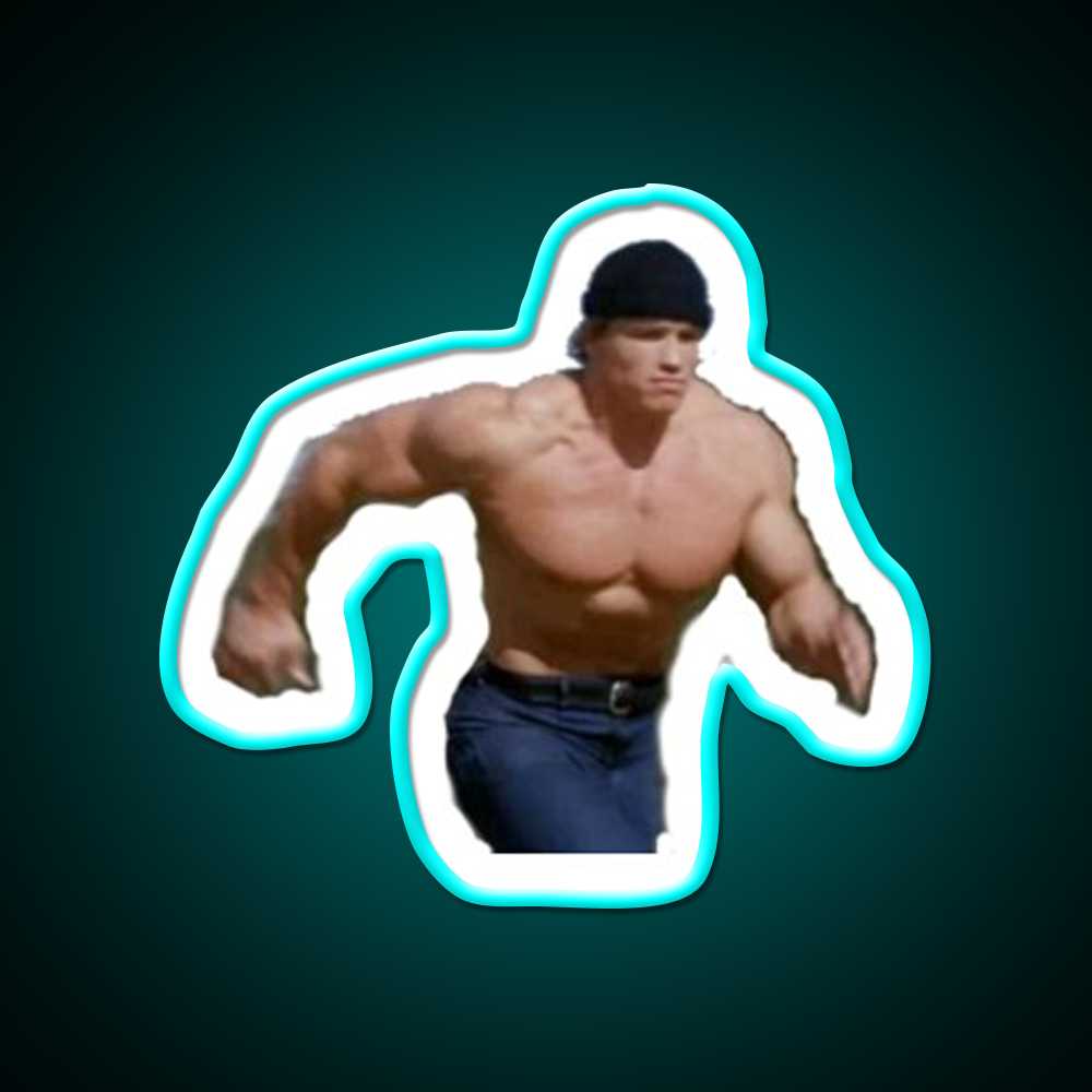 Running Arnold Gym Fitness Led Neon Sign Rgb Color