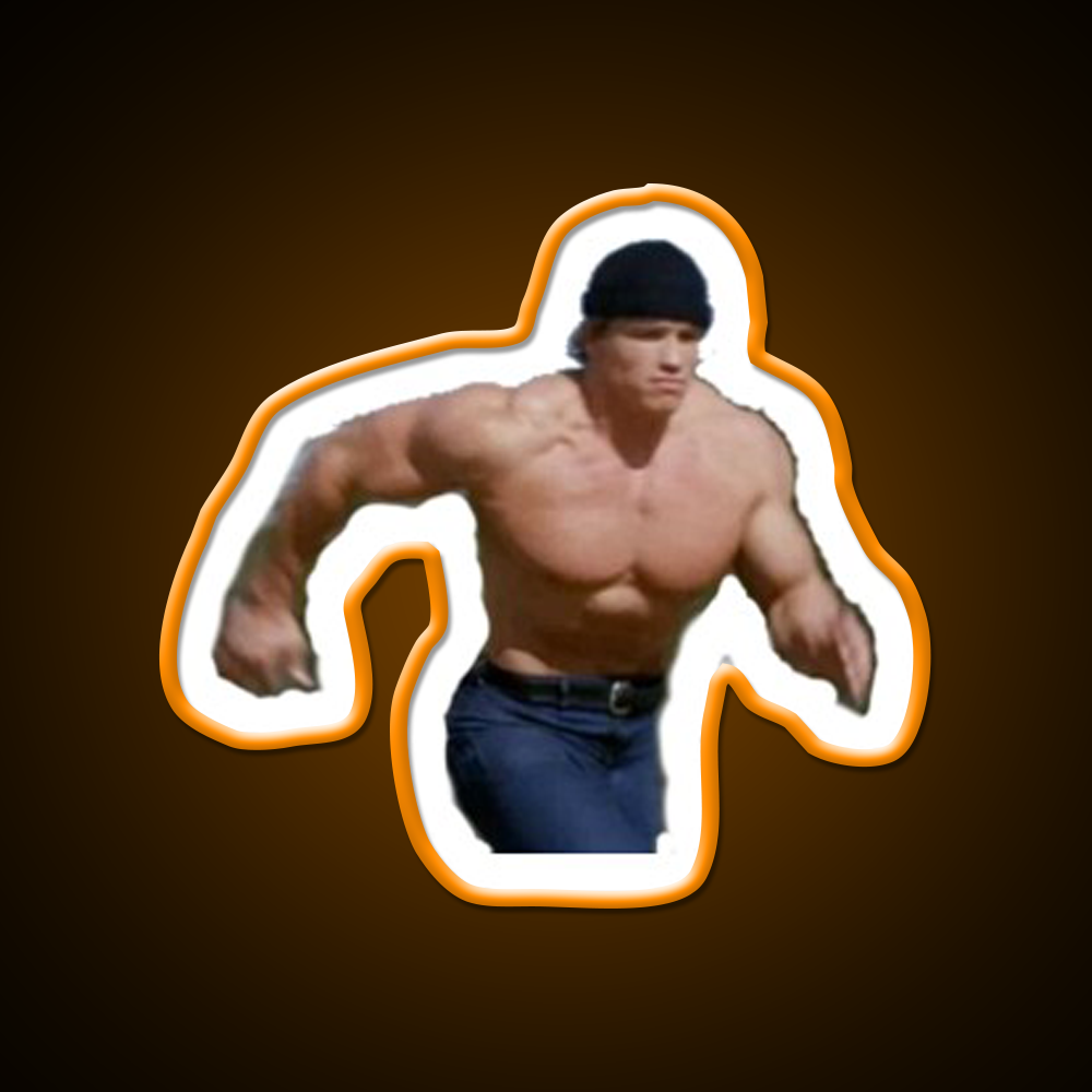 Running Arnold Gym Fitness Led Neon Sign Rgb Color