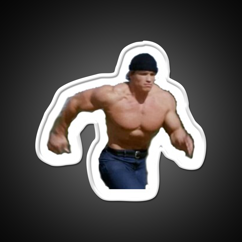 Running Arnold Gym Fitness Led Neon Sign Rgb Color