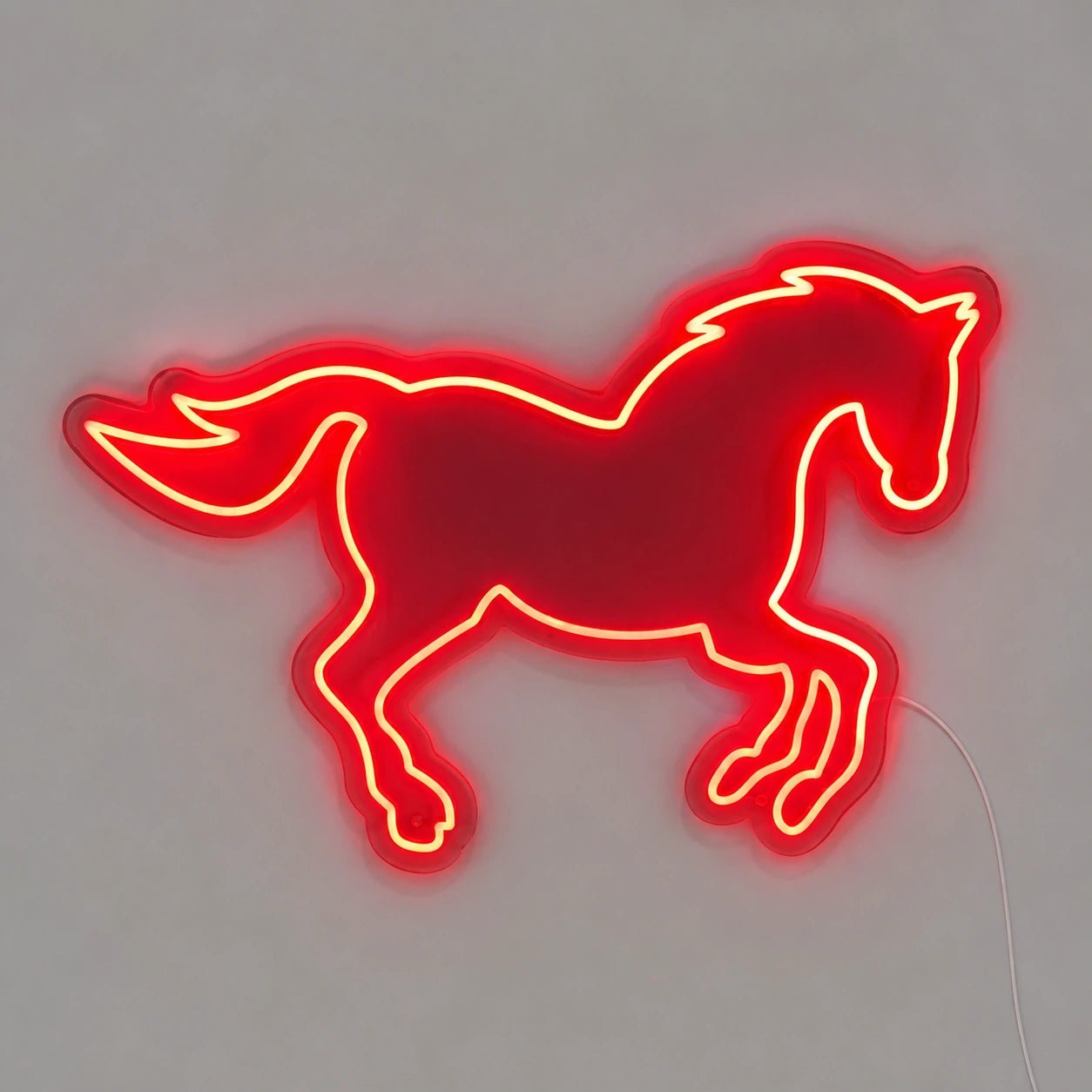 Running Horse Outline Vintage LED Neon Sign - Shineneon