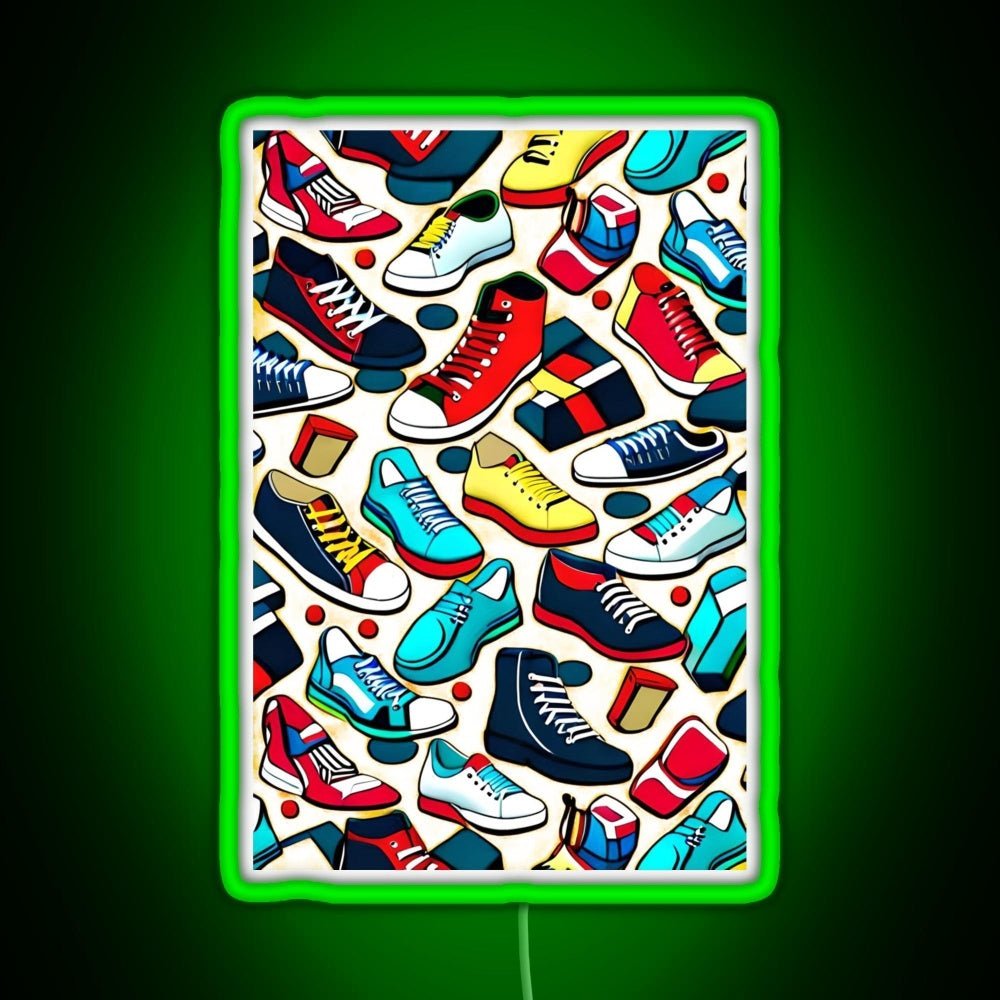 Running Riot Rgb Led Neon Sign Pop Wall Art - Shineneon