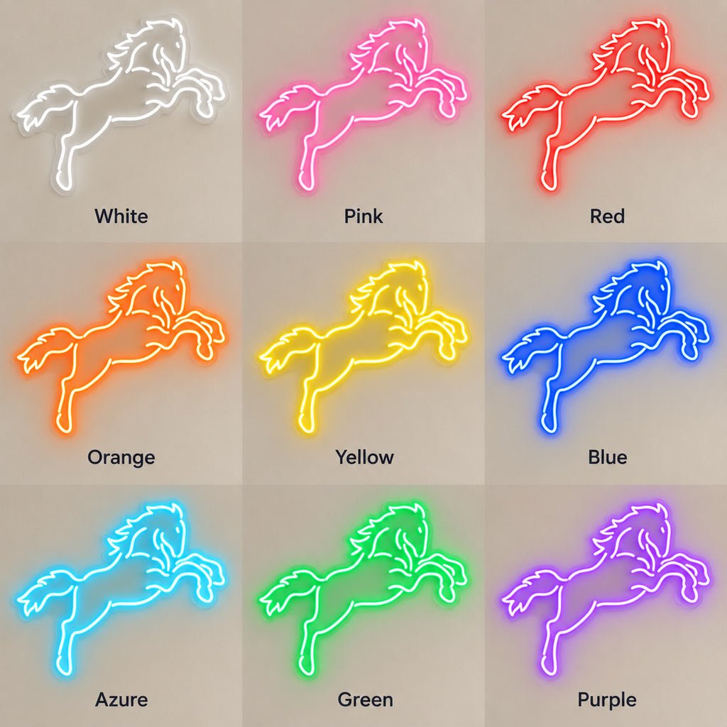 Running Stallion Couch LED Neon Sign - Shineneon