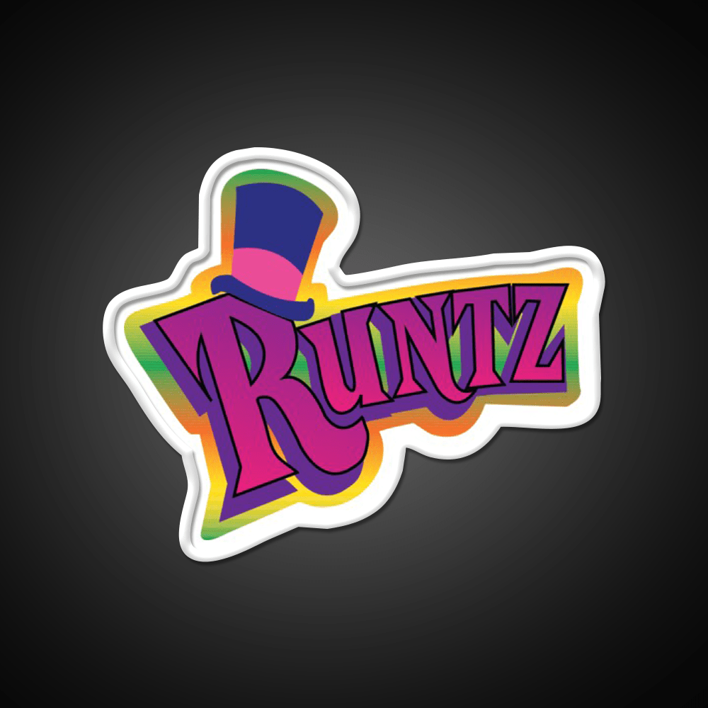 Runtz Og Fan Art Hemp Inspired Green Leaf Led Neon Sign Rgb Color - Shineneon
