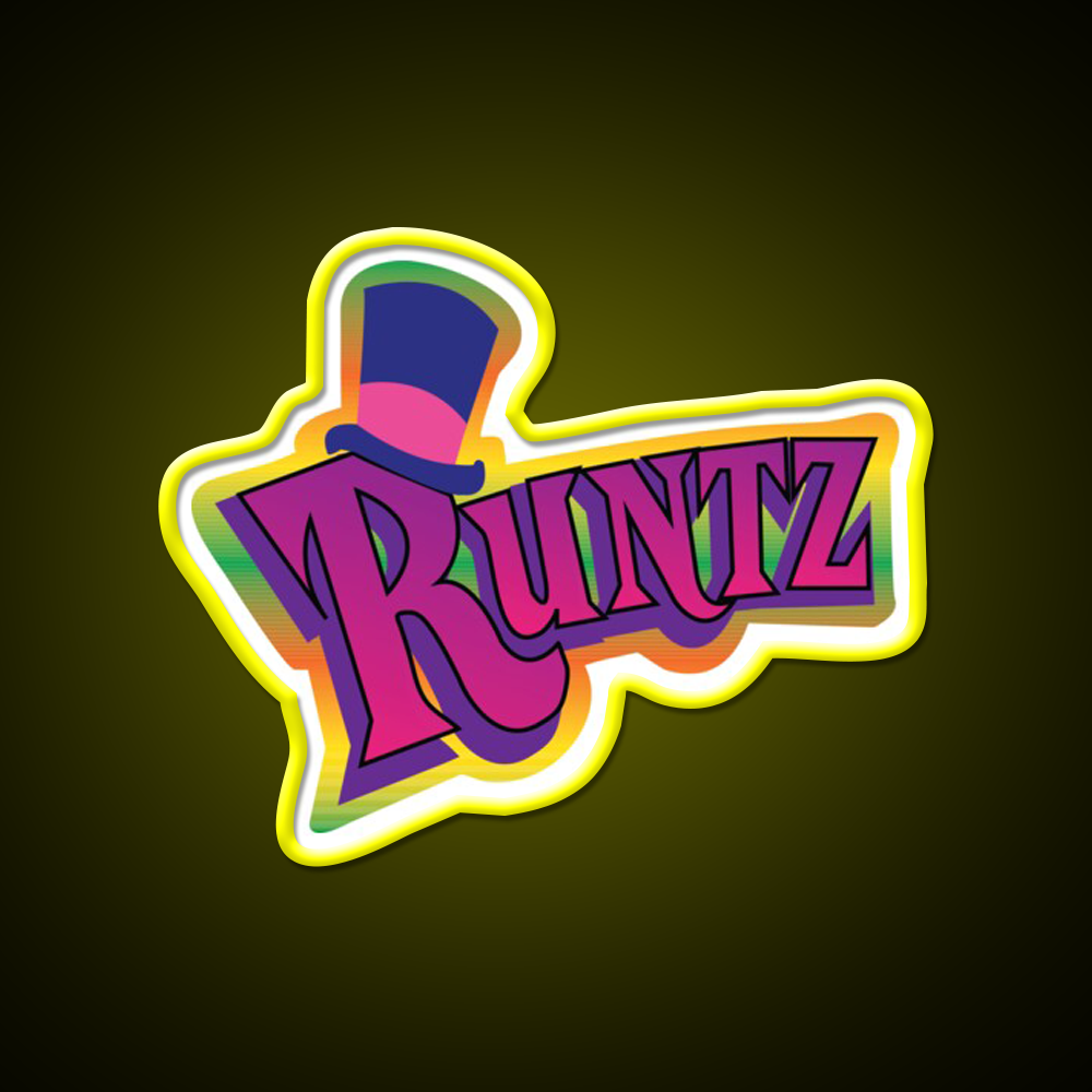 Runtz Og Fan Art Hemp Inspired Green Leaf Led Neon Sign Rgb Color - LED neon sign view 7