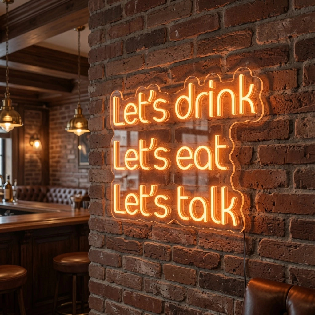 S Drink Let Wall Decor LED Neon Sign - 02 High-Converting Product Image