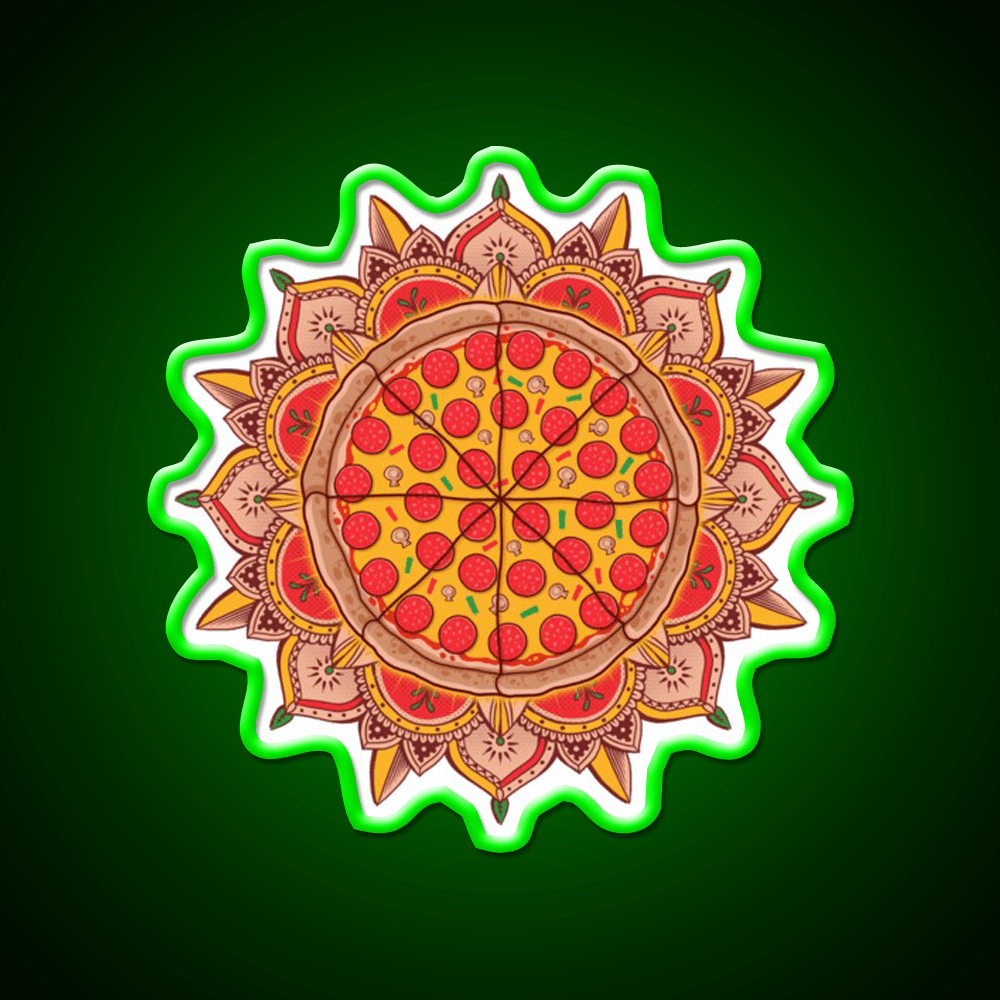 Sacred Pizza Fast Food Led Neon Sign For Burger Place Rgb Color - Shineneon