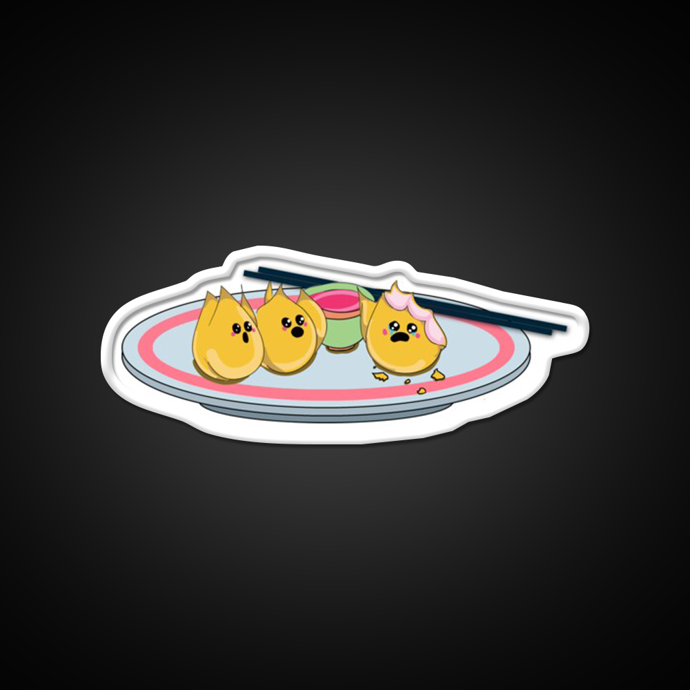 Sad Rangoons Led Neon Sign Chinese Food Rgb Color