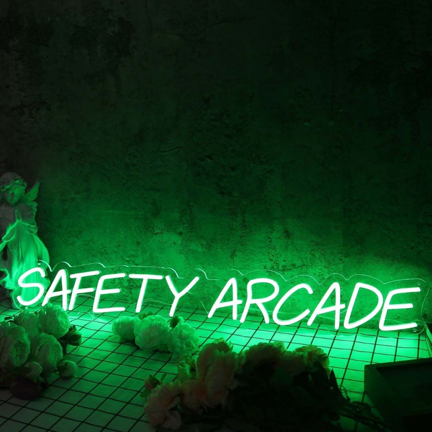 Safety Arcade Green Led Neon Sign - Shineneon