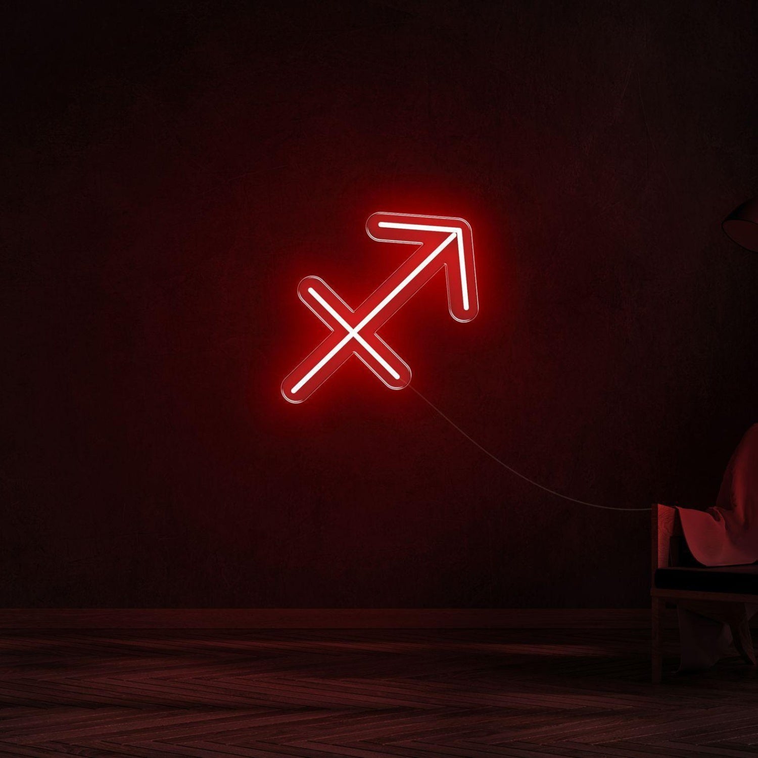 Sagittarius Zodiac Symbol Warm Yellow Led Neon Sign For Modern Home Decor | Shineneon