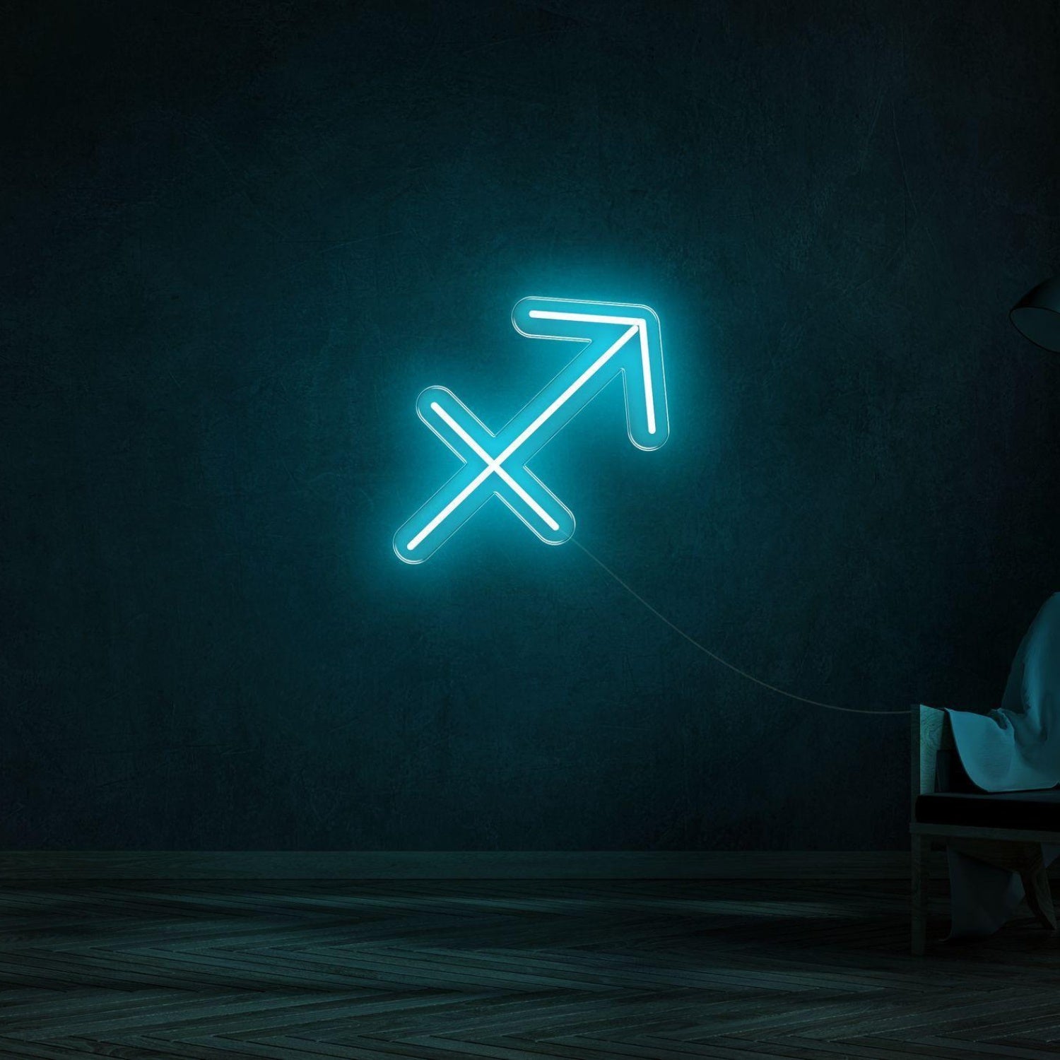 Sagittarius Zodiac Symbol Warm Yellow Led Neon Sign For Modern Home Decor | Shineneon