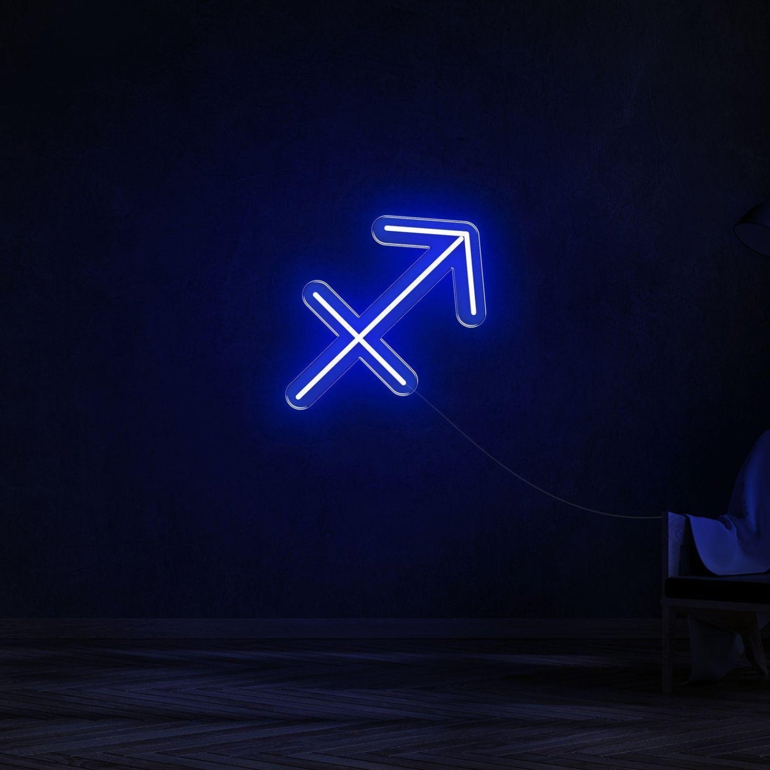 Sagittarius Zodiac Symbol Warm Yellow Led Neon Sign For Modern Home Decor | Shineneon