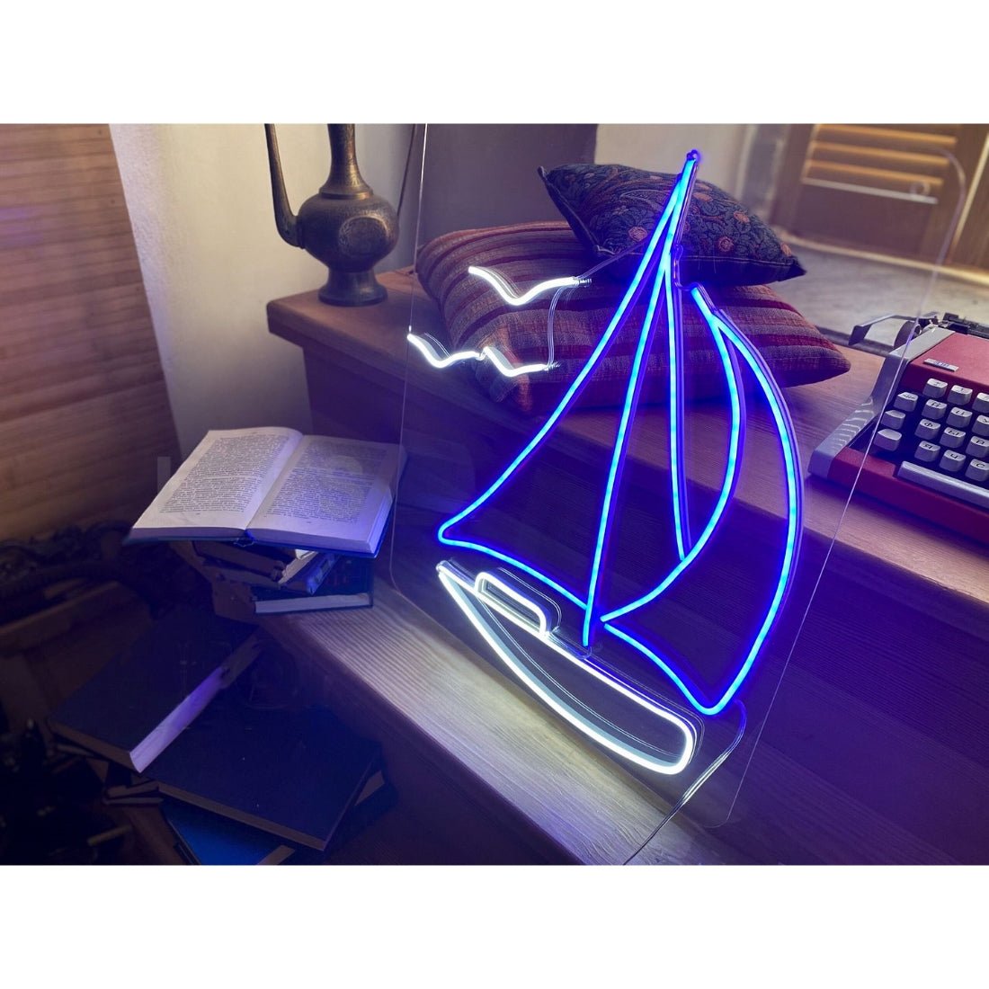 Sailing Boat Led Sign Business Neon Sign - Shineneon