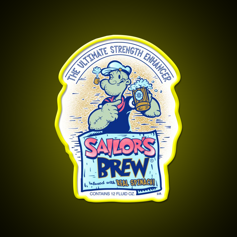 Sailors Brew Beer Bar Decor Led Neon Sign Rgb Color - LED neon sign view 7