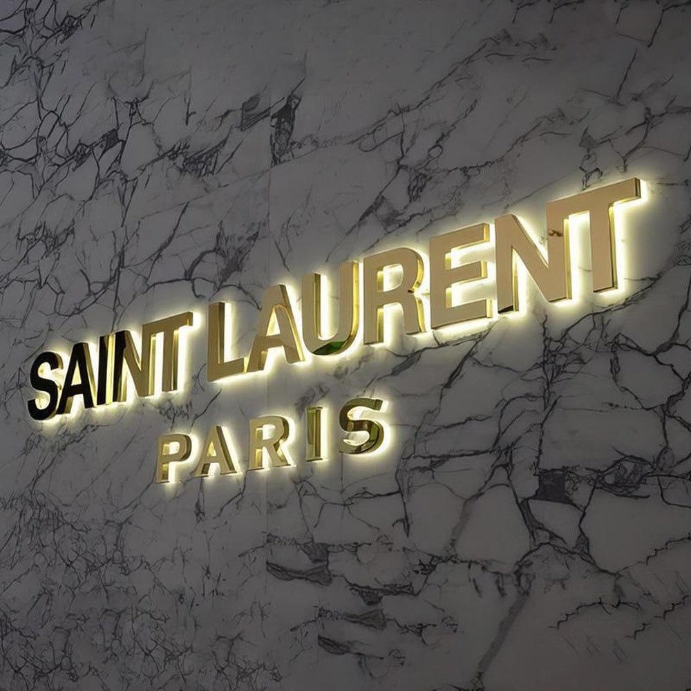 Saint Laurent Paris 3D Backlit Letters Business Metal Led Sign - Shineneon