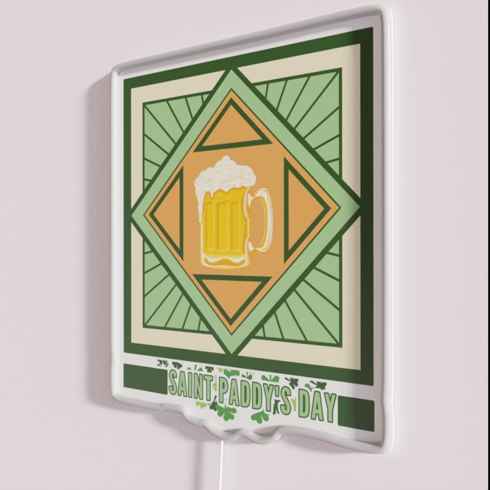 Saint Paddysday Mug Rgb Led Neon Sign - Shineneon