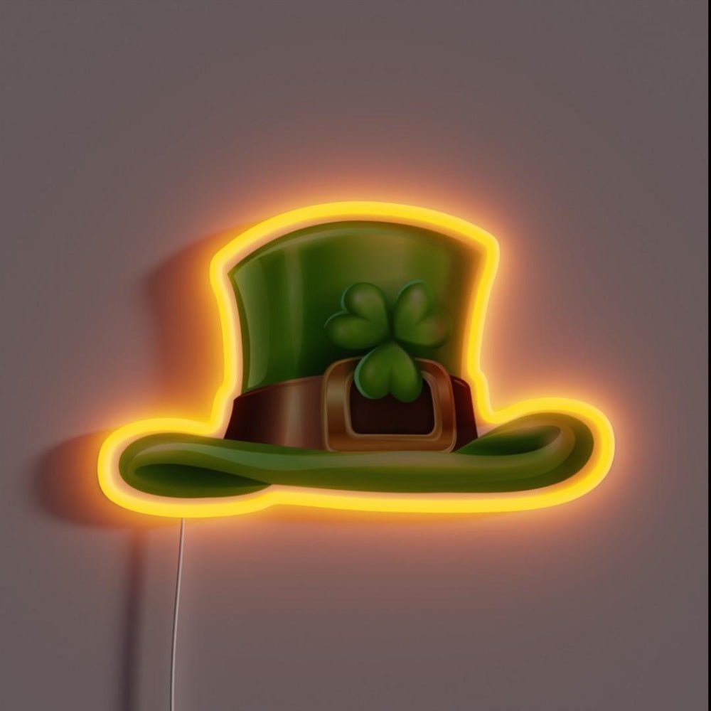 Saint Patricks Day Hat Rgb Led Neon Sign - Shineneon