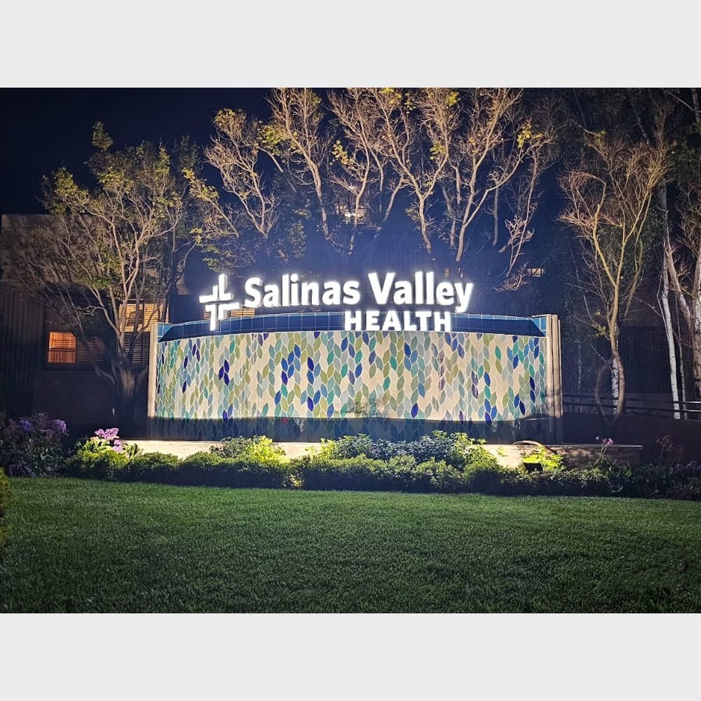 Salinas Vally Health 3D Frontlit And Backlit Channel Letter Led Light Sign - Shineneon