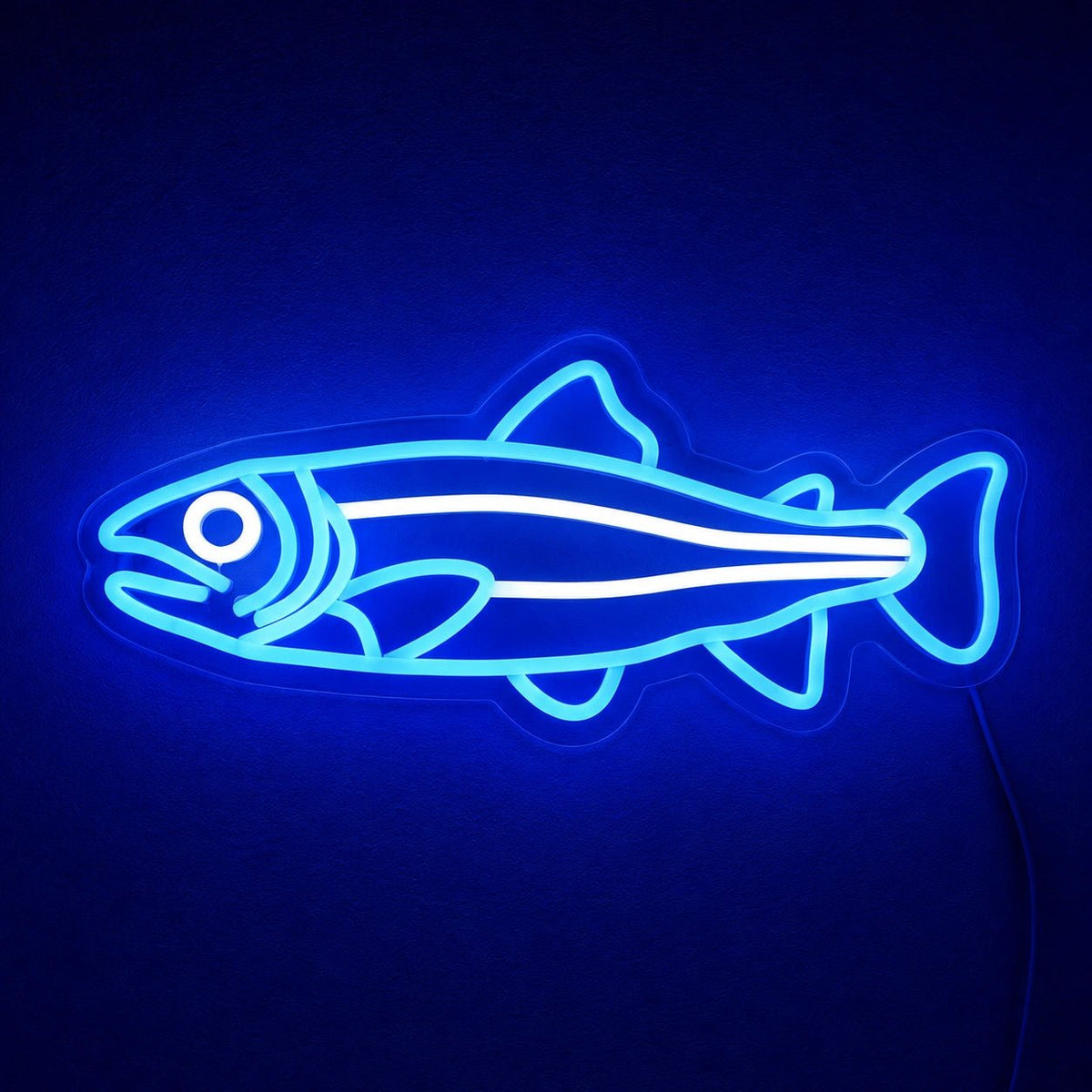 Salmon Fish Man Cave LED Neon Sign - Shineneon