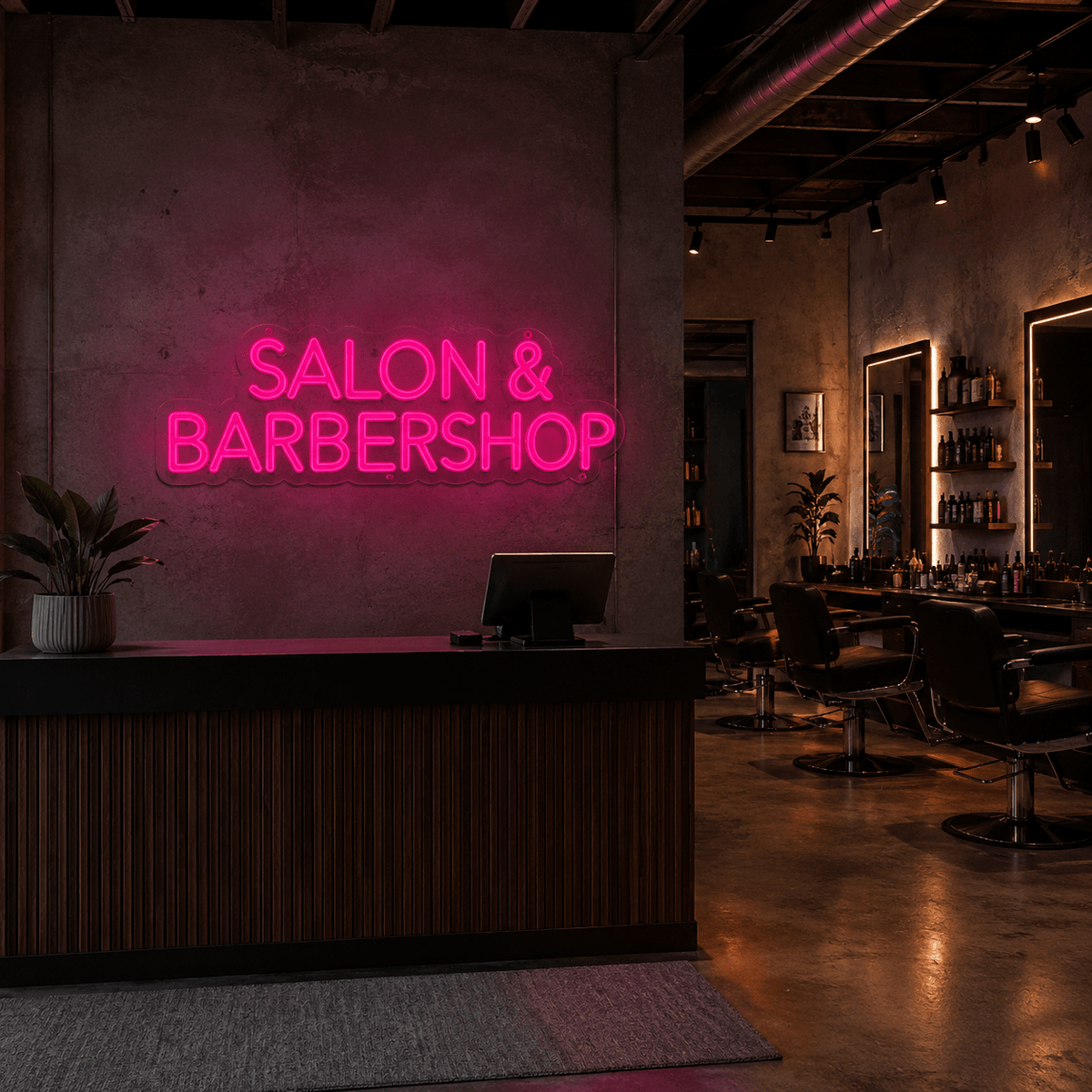Salon And Barbershop LED Neon Sign - Shineneon