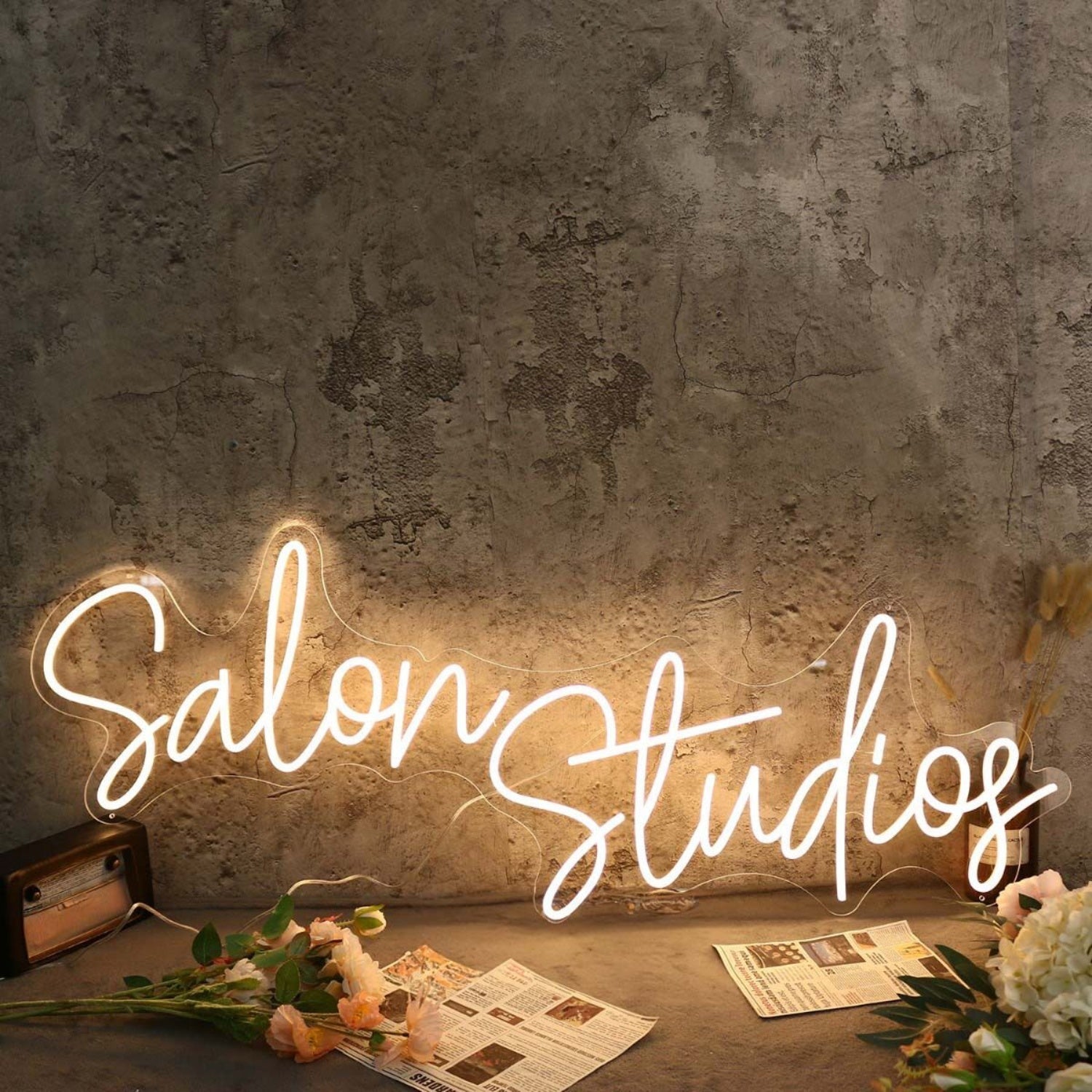 Salon Studios Yellow Led Neon Sign - Shineneon