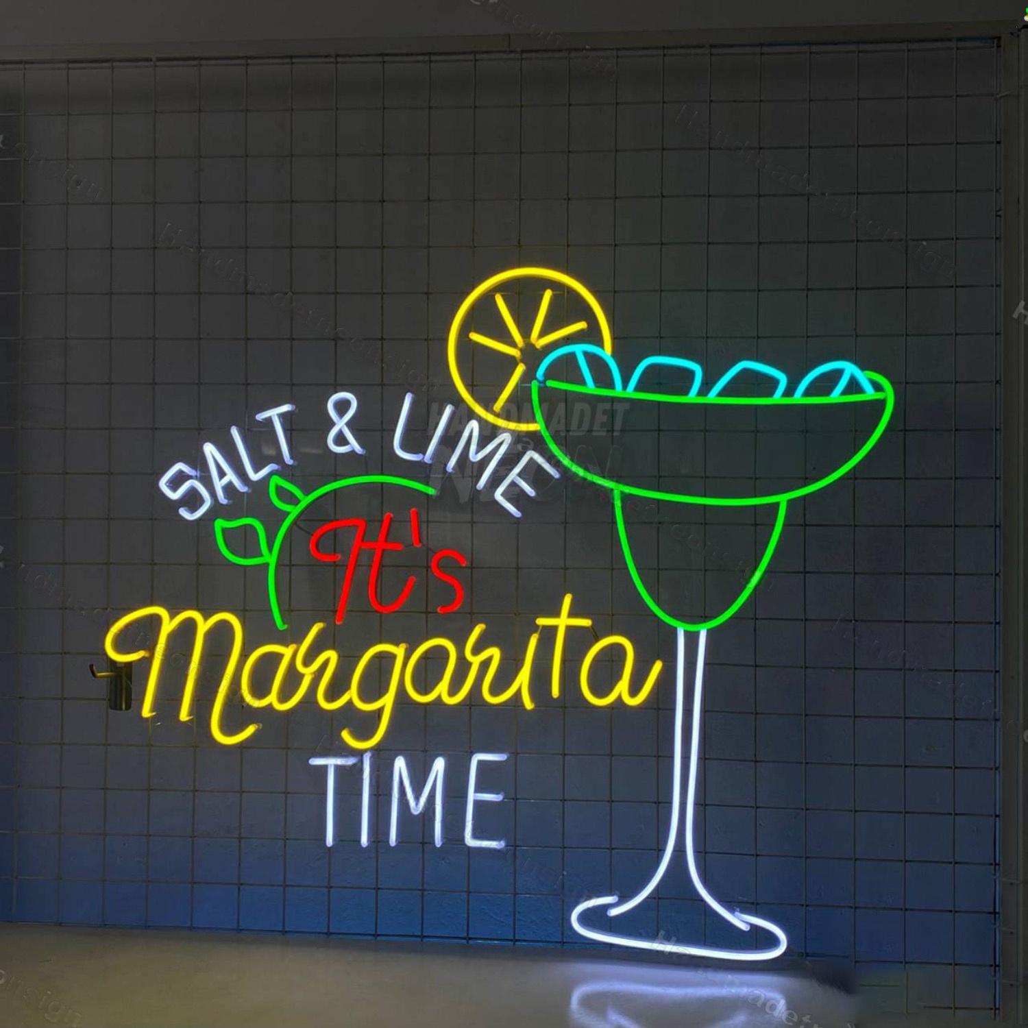 Salt Lime Its Margarita Time Led Neon Sign | Shineneon