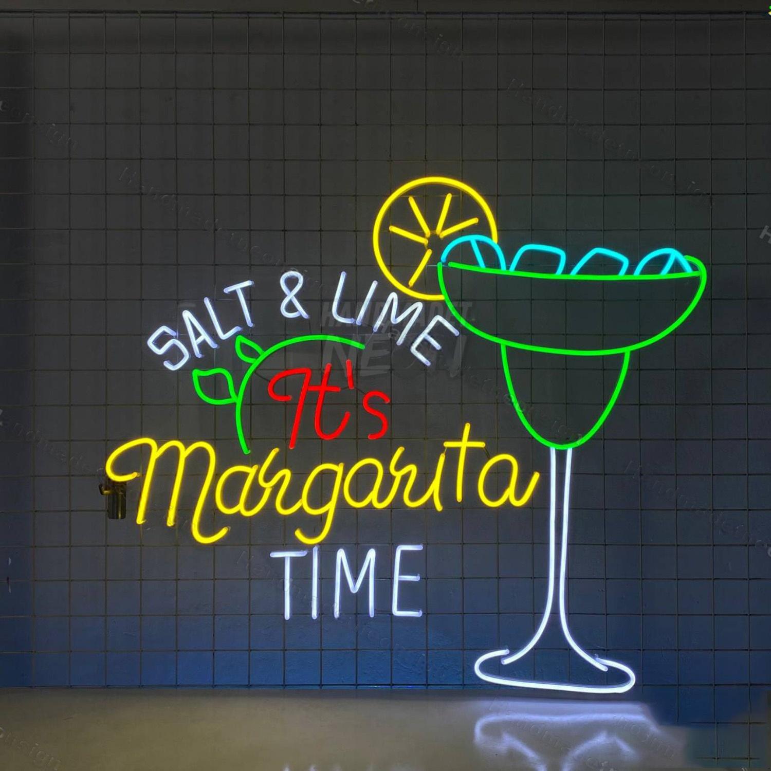 Salt Lime Its Margarita Time Led Neon Sign | Shineneon