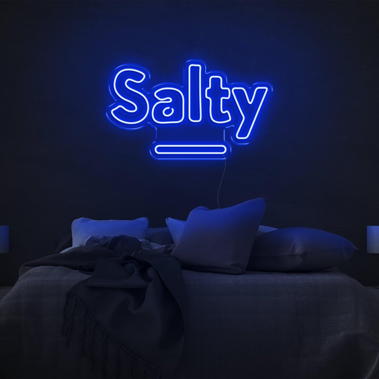 Salty Purple Led Neon Sign For Bedroom Wall Decor | Shineneon