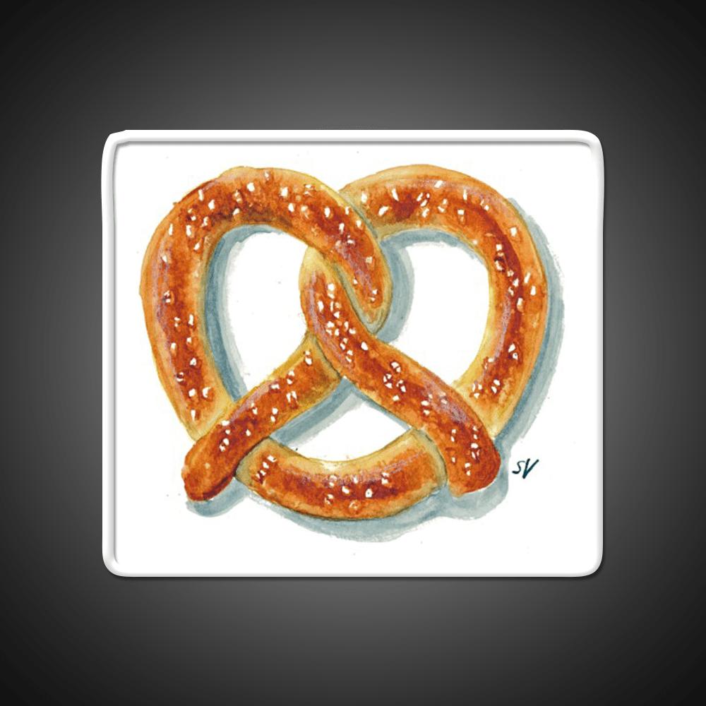 Salty Soft Pretzel Snack Food Led Neon Sign Rgb Color - Shineneon