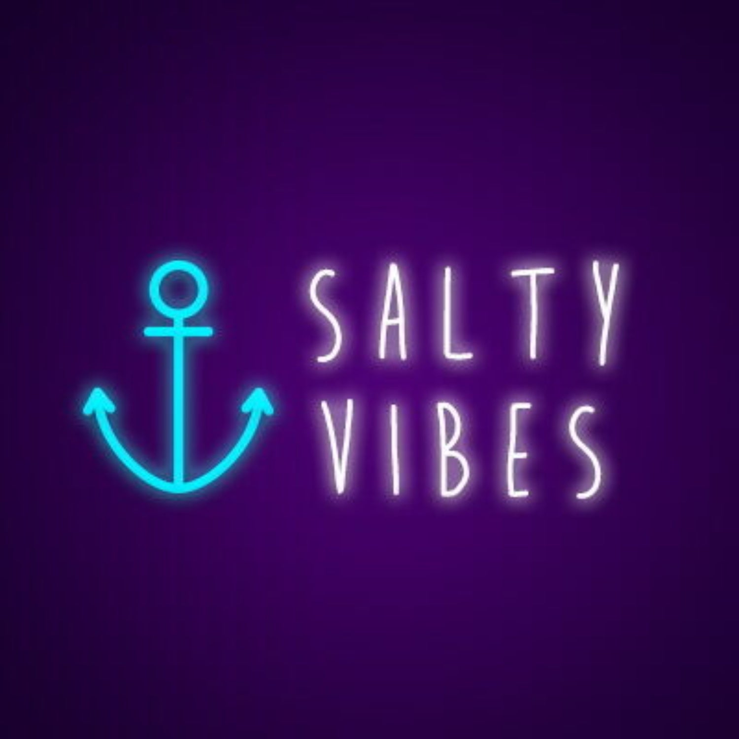 Salty Vibes Led Neon Sign Fbeach And Coastal Decor | Shineneon