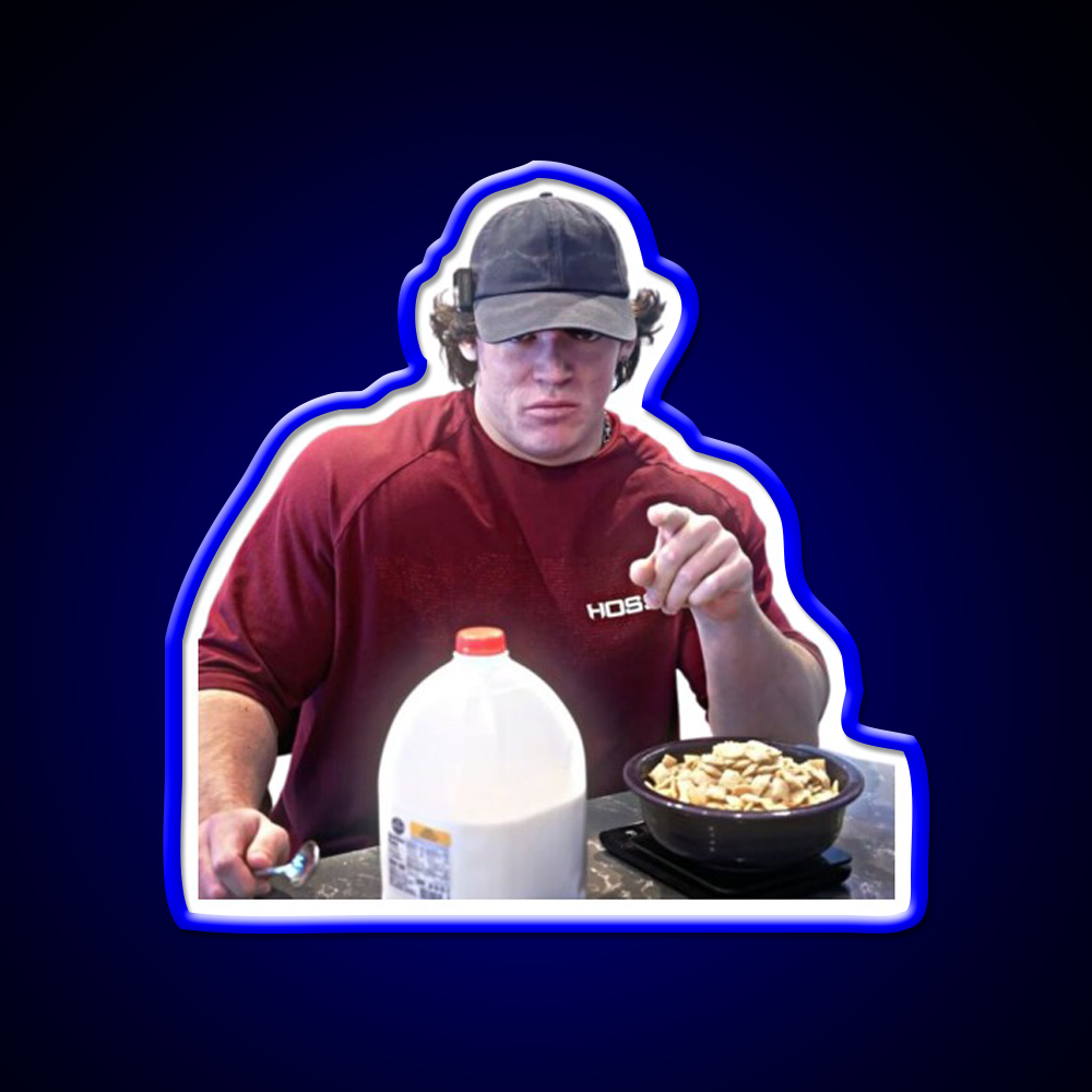 Sam Sulek Chocolate Milk Gym Fitness Led Neon Sign Rgb Color