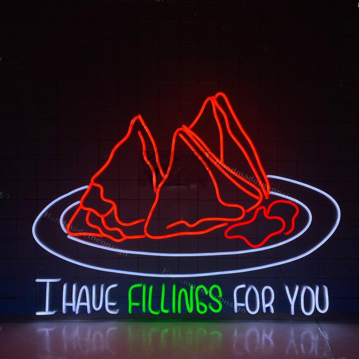 Samosa Led Neon Sign Led Decor | Shineneon