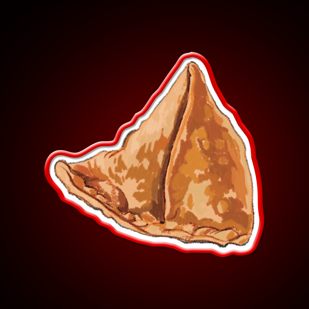 Samosa Snack Food Led Neon Sign Rgb Color - Shineneon