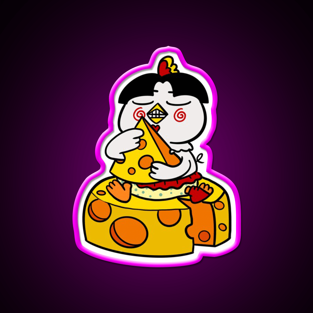 Samyang Buldak Cheese Chicken Snack Food Led Neon Sign Rgb Color - Shineneon