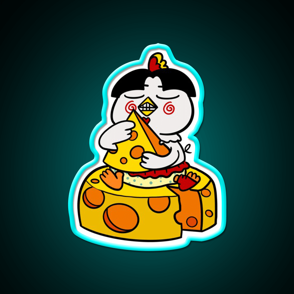 Samyang Buldak Cheese Chicken Snack Food Led Neon Sign Rgb Color - Shineneon