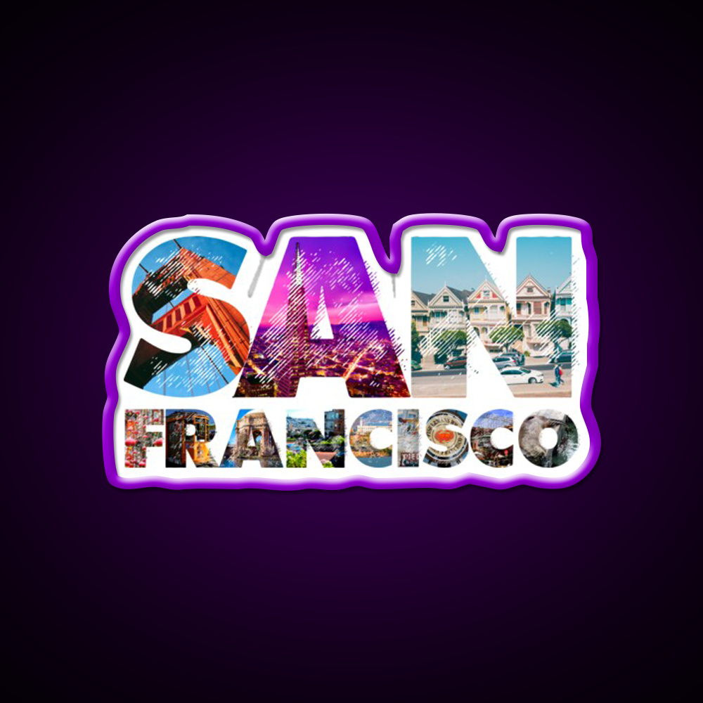 San Francisco Asian Cultural Led Neon Sign Rgb Color - LED neon sign view 9