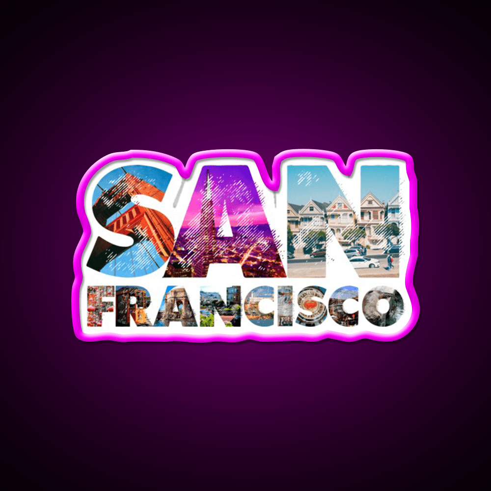 San Francisco Asian Cultural Led Neon Sign Rgb Color - Shineneon