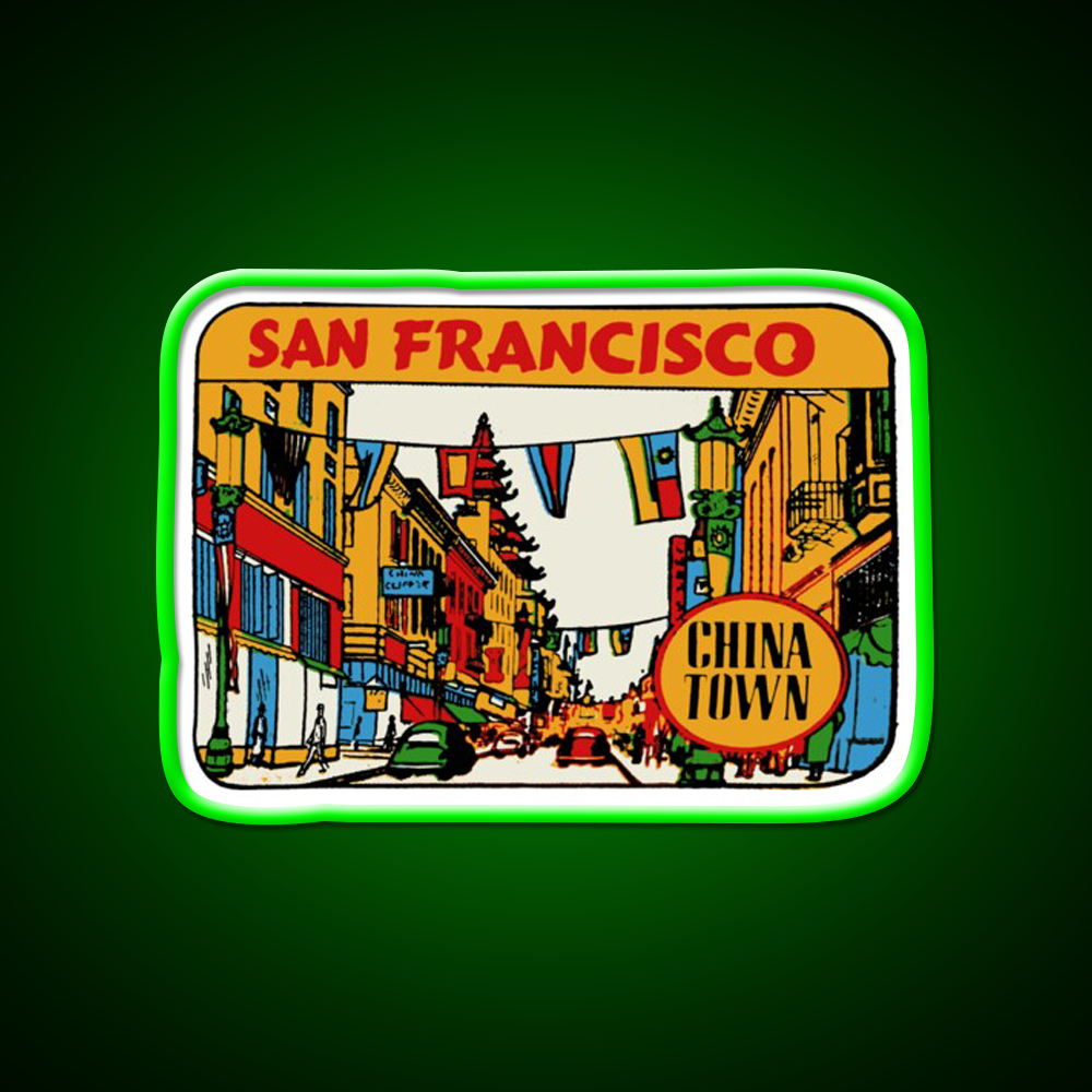 San Francisco Chinatown Asian Cultural Led Neon Sign Rgb Color - LED neon sign view 8