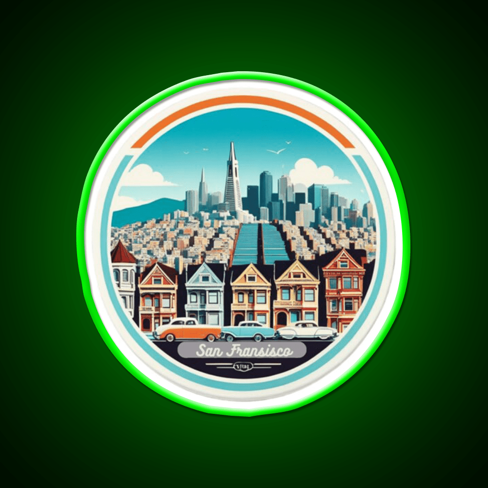 San Fransisco Asian Cultural Led Neon Sign Rgb Color - Shineneon