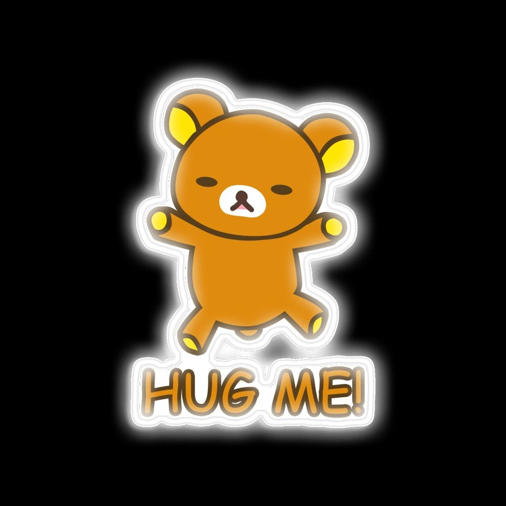 San - X Hug Me Rilakkuma Neon Sign - Shineneon