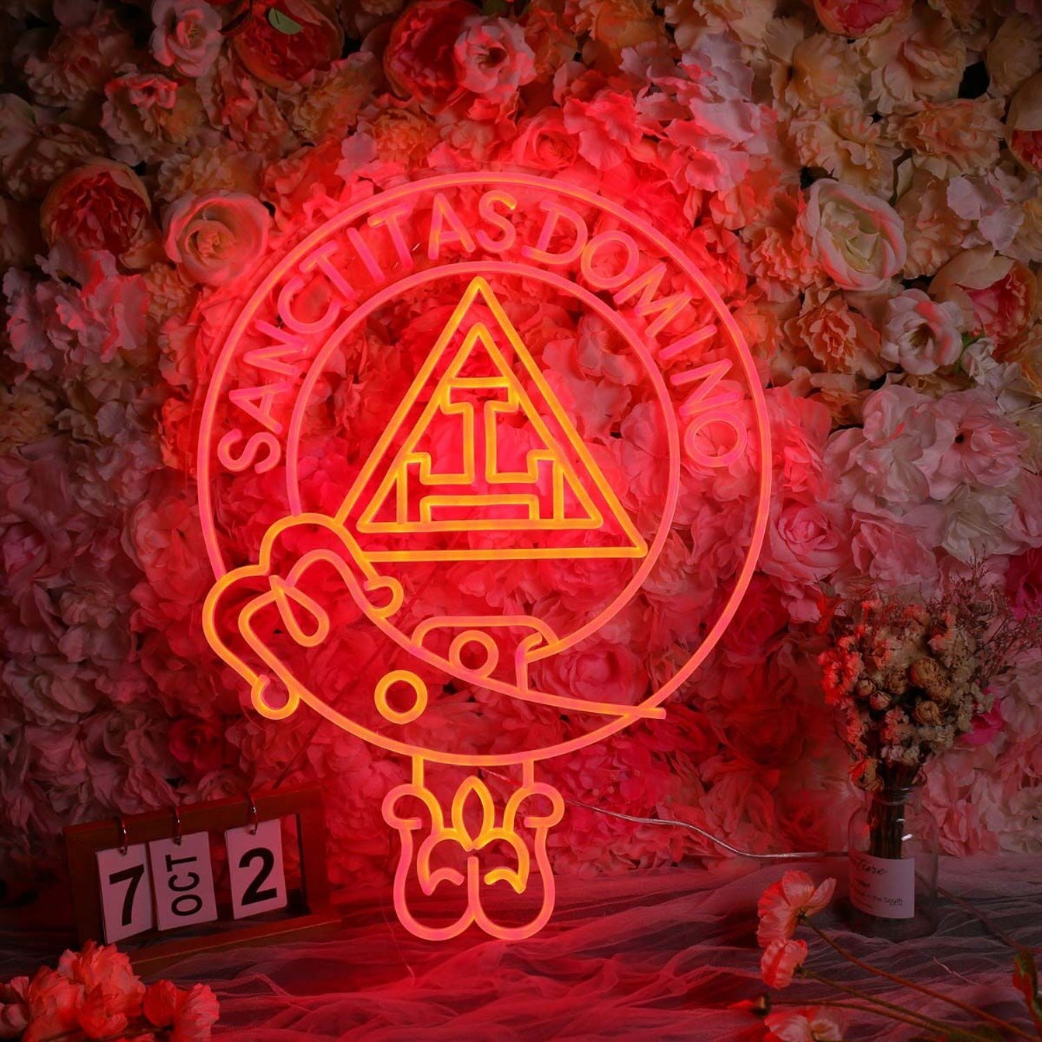 Sanctitasdomino Logo Led Neon Sign | Shineneon