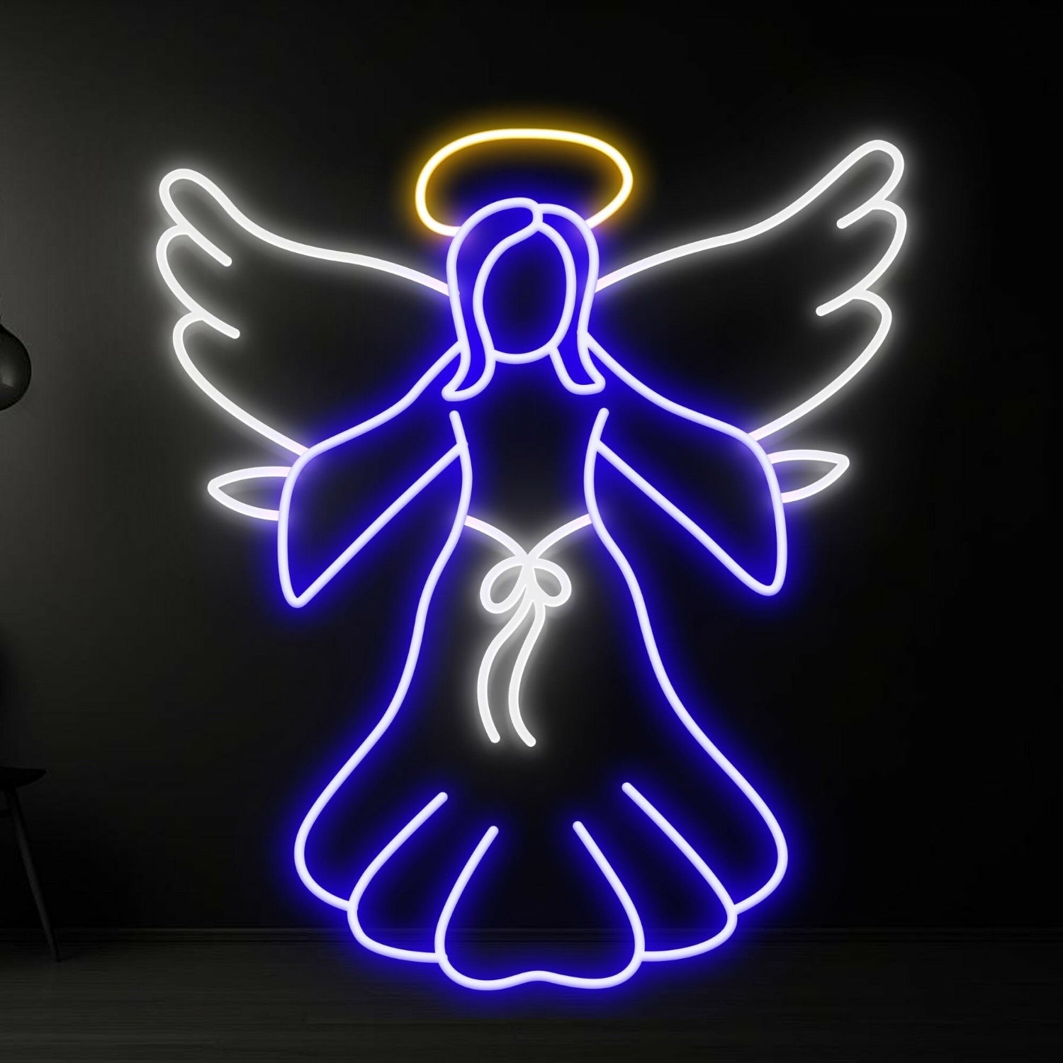 Sanctuary The Jesus Christ Angel Wings Led Neon Sign For Home | Shineneon