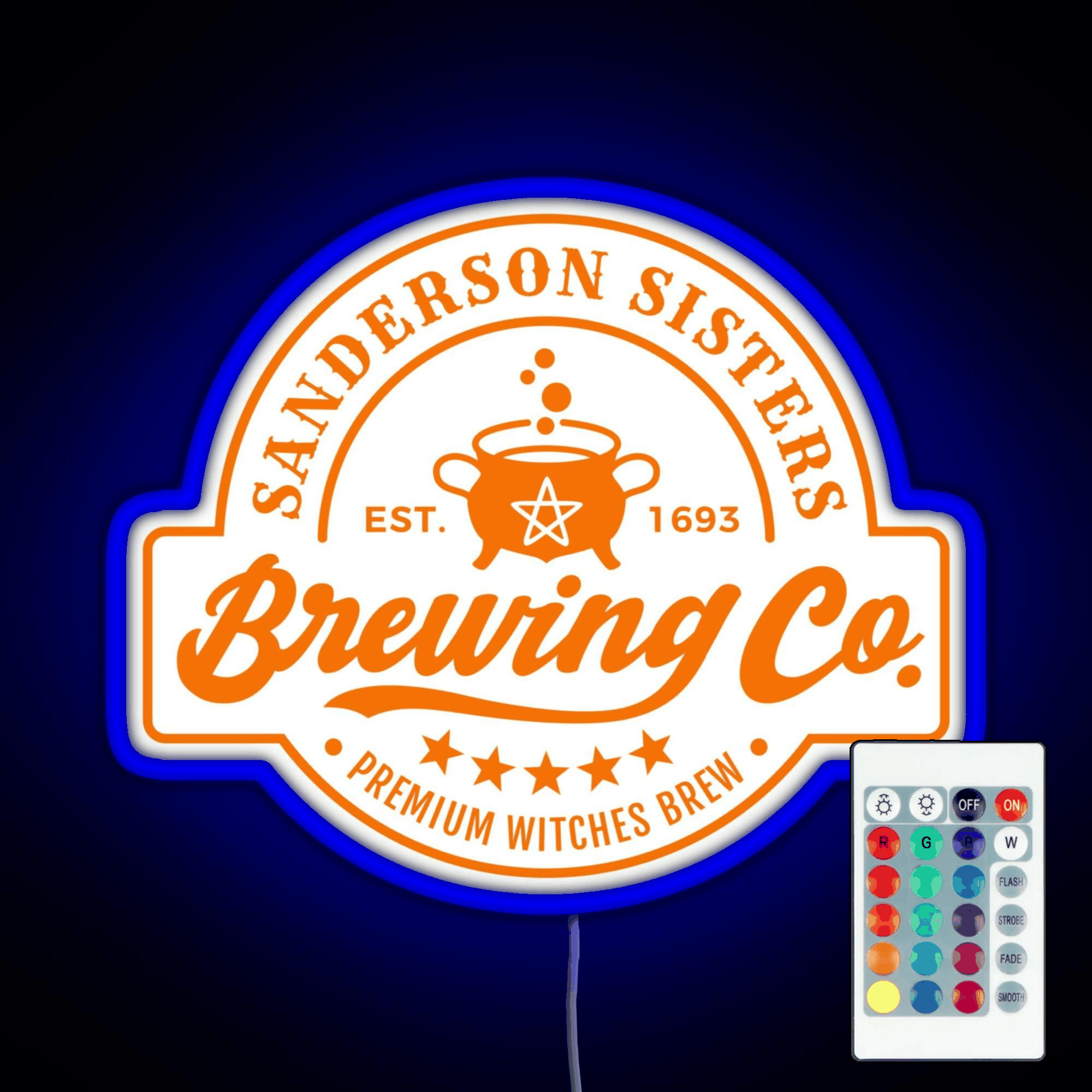 Sanderson Sisters Brewing Co Rgb Led Neon Sign Pop Wall Art