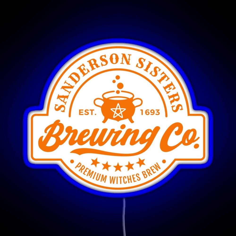 Sanderson Sisters Brewing Co Rgb Led Neon Sign Pop Wall Art - Shineneon