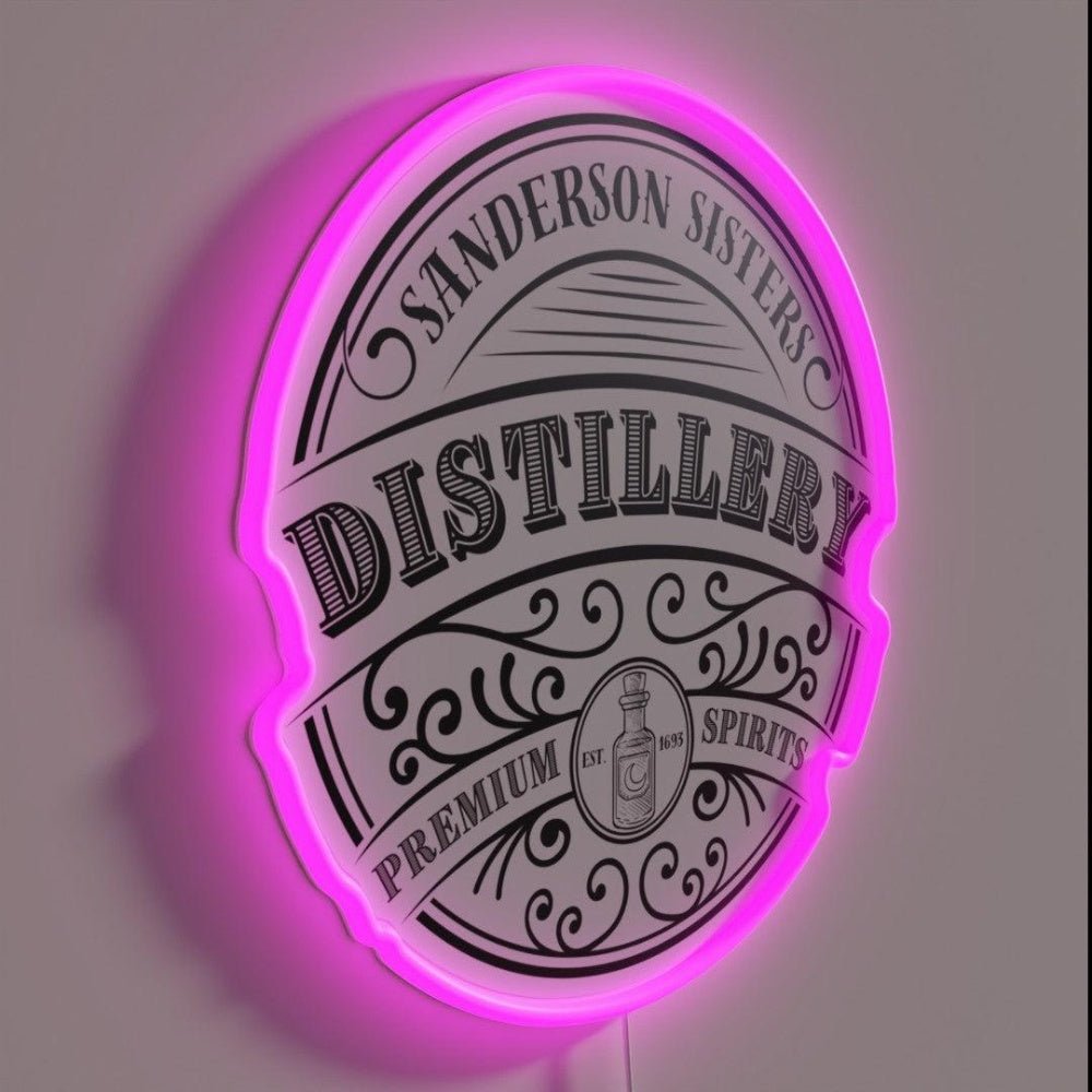 Sanderson Sisters Distillery Rgb Led Neon Sign - Shineneon